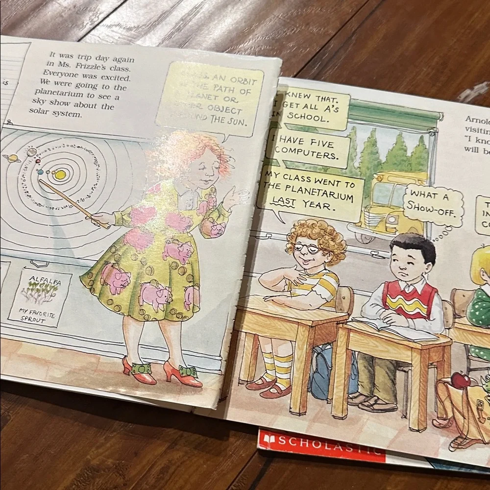 Vintage Magic School Bus Books Lot Solar System & Explores the Senses